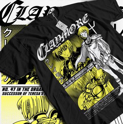 Koszulka Claymore Clare Kawaii Śmieszna Dziewczyna Anime Manga Prezent Koszulka Wszystkie Rozmiary
