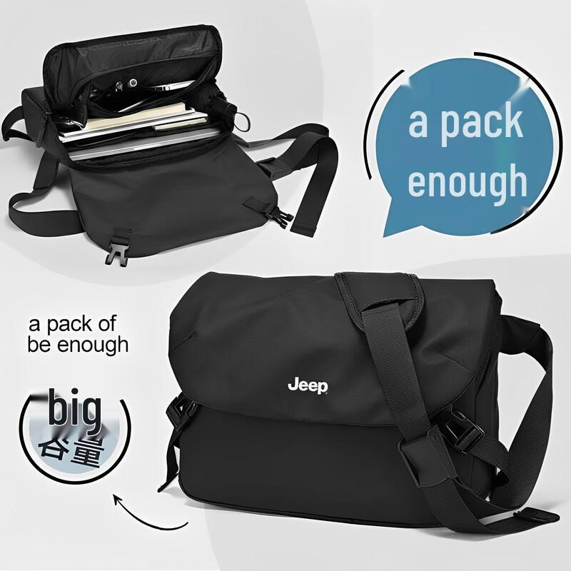 JEEP Men's Casual Commuter Messenger Bag