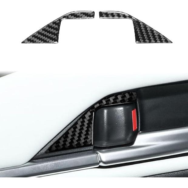 for Toyota Camry 2025-2026 Accessories A-Pillar Window Trim 2PC | Real Carbon Fiber, for Toyota Camry 2025 2026, Interior Trim Cover, Soft Thick