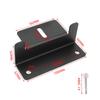 Solar Panel Z Bracket Mount Lightweight Anodized Aluminum Mounting Brackets for RVs, Trailers, Vans, Campers, Boats, Walls, Roof