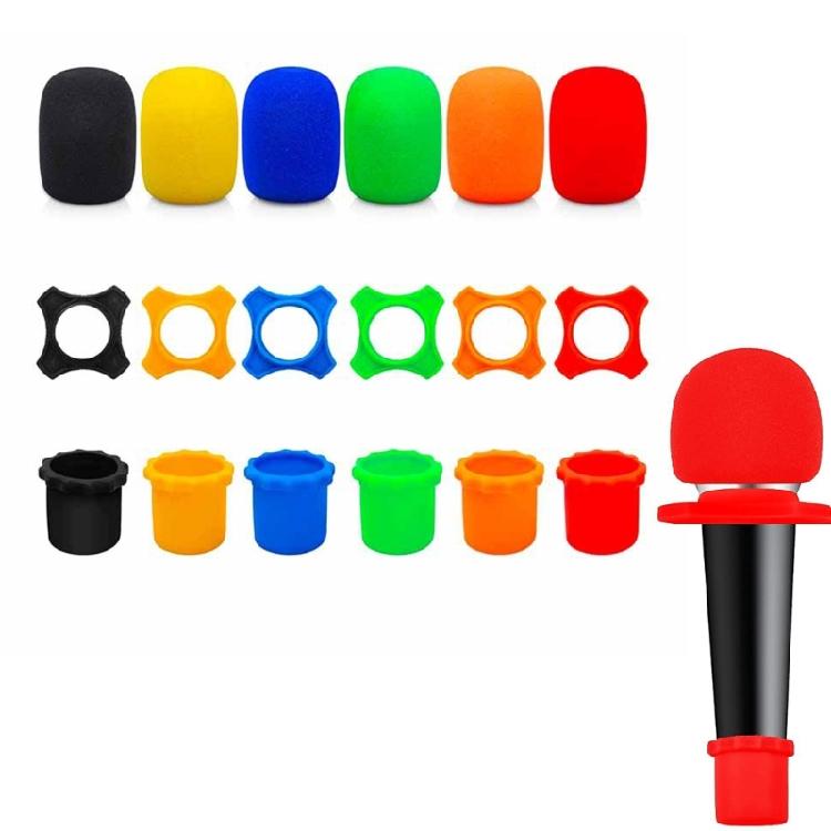 Professional Microphone Travel Case Bag EVA Organiser Box for Secure Double Wireless Mic Storage with Sponge Cover Set