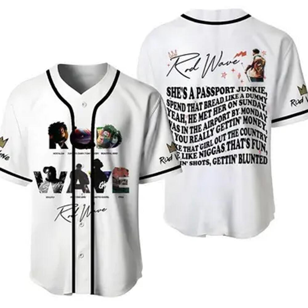 

New Rod Wave Gift For Fans Unisex S-5XL Baseball Shirt 12D692 Unisex T-Shirt M