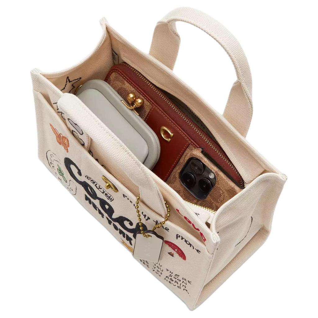 Coach Cargo Tote 26 Sketch Print Natural Multi Daily Commute CAM64-B4NP