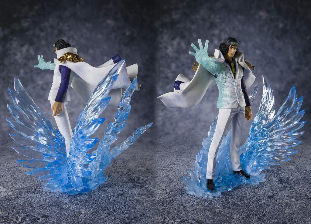 TAMASHII NATIONS Figuarts ZERO ONE PIECE Kuzan 200 mm bemalte komplette Figur „Drei Generäle“ – Blauer Fasan – ca.. PVC&ABS