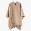 Elegante Signora Semplice Lana Donna Sciarpa Liscia Poncho Invernale Caldo Donna Mantello Per Donna Pashmina Spesso Coperta Sciarpa Cappotto Moda Nuovo
