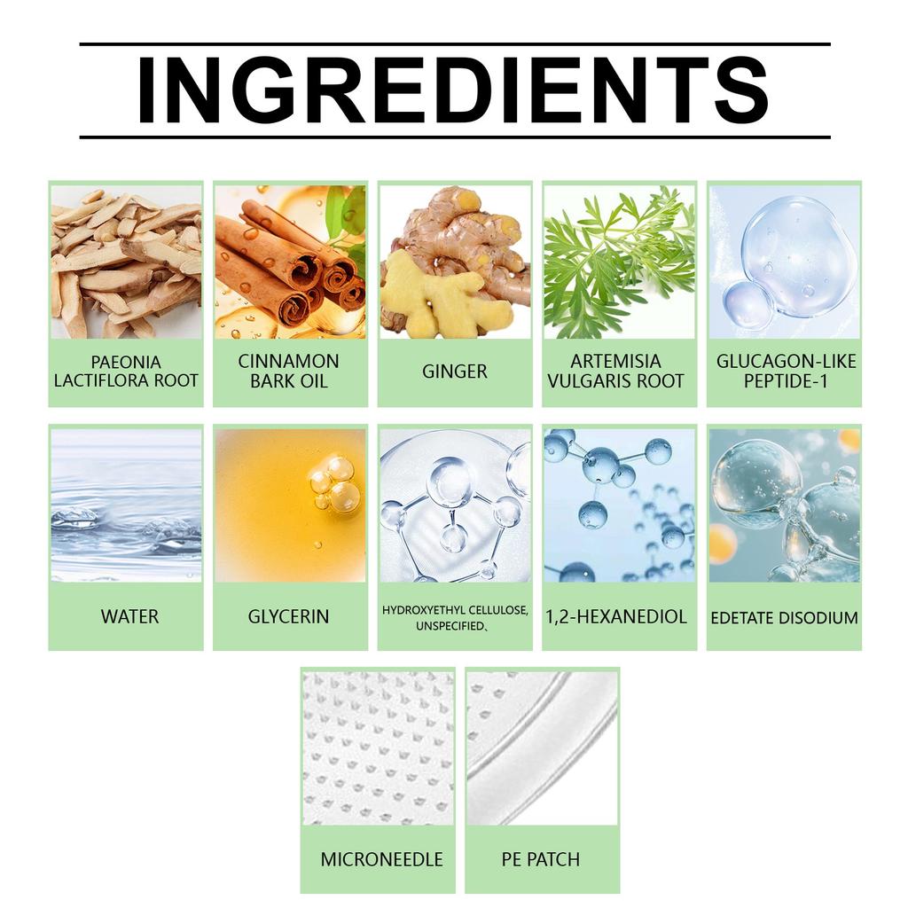 The Nano Body Shaping Microneedle Patch Maintains A Figure Curve And The Healthy Patch Adheres To The Skin