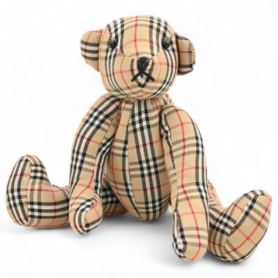 Auth BURBERRY Thomas Bear Plush Toy Beige Bb6604dm Used