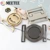 1/2/4/5Pcs Meetee 50mm Metal Belt Buckles Decor Button for Windbreaker Coat Down Jacket Sewing Clasp Buttons Clothes Accessory