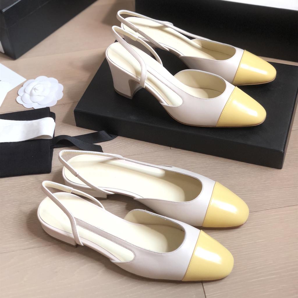 Vår Høst Dame Loafers Mote Ekte Lær Blandet Farge Patchwork Dame Flate Sko Catwalk Antrekk Festkjoler Dame Sko