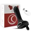 Penis Cock Ring Vibrator Male Delay Trainer Ejaculation Massager Wireless Remote Cockring Sleeve Sex Toys for Men Adults