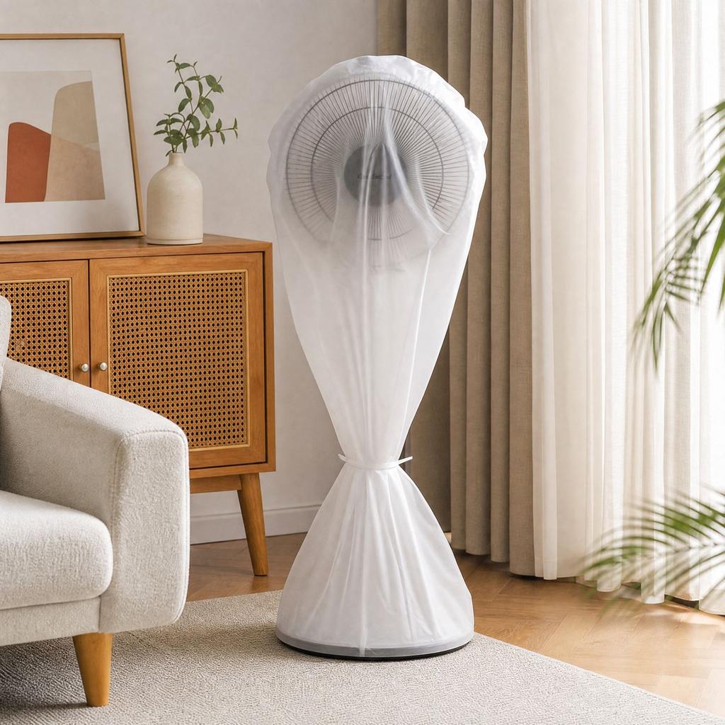 Fan Cover for Floor Standing Fans 60145 cm, Full Coverage Cover, Fan Protector Sleeve for Home Use