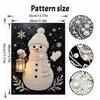 Christmas Pearl Painting Kit Handmade DIY Snowman Lantern Snowflake Home Decoration Painting