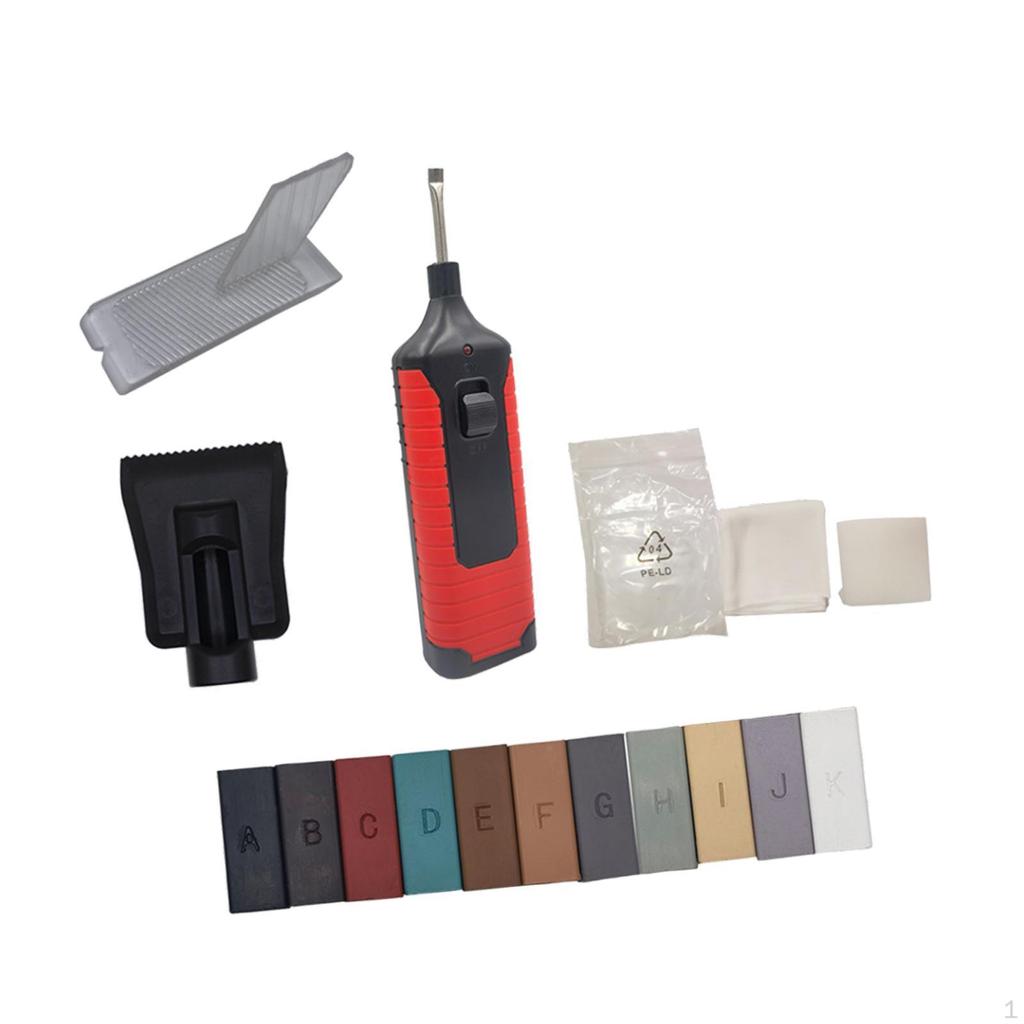 16 Pieces Laminate Floor Repair Kit Wood Versatile Sturdy Easy to Use