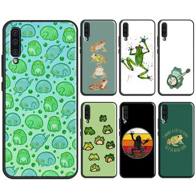 Cartoon Frogs Case Cover For Samsung Galaxy A72 A52 A42 A32 A22 A12 A50 A70 A41 A51 A71 A21S A52S Fundas