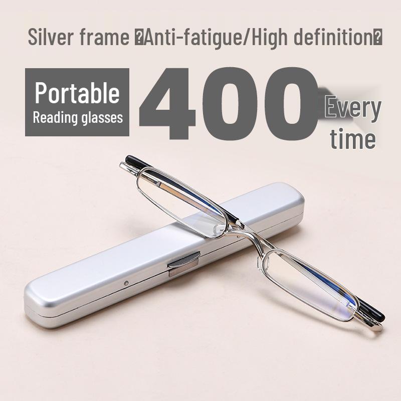 

Компактные HD Металлические Очки для Чтения для Мужчин и Женщин - Стиль Держателя для Ручки для Пожилых