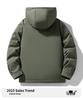 Herren 2025 Herbst/Winter Lässige Lockere Baumwolljacke - Warme Arbeitskleidung & Dicke Skijacke