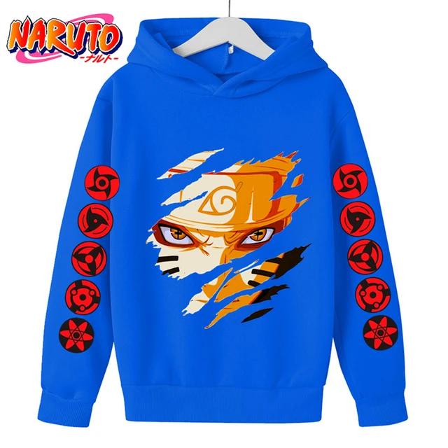 2025 MINISO Moletom Naruto Infantil Roupa Infantil Para Meninos Roupa Infantil Bebê Outono Quente Moletons Casaco Roupa de Desenho Animado Moletom