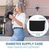 Fresh Carrying Case For Diabetic Organizers, Diabetes Supplies Storage Bag, Blood Glucose Meter Case, Testing Kit Organizer