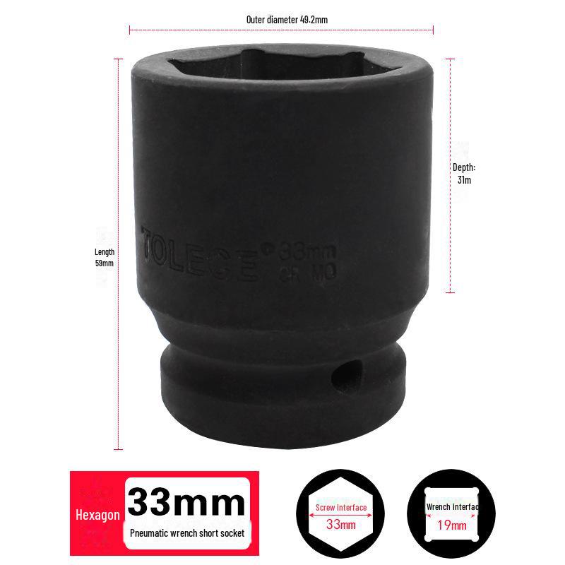 Tolis 3/4” Heavy Duty Pneumatický imbusový klíč 17-41mm