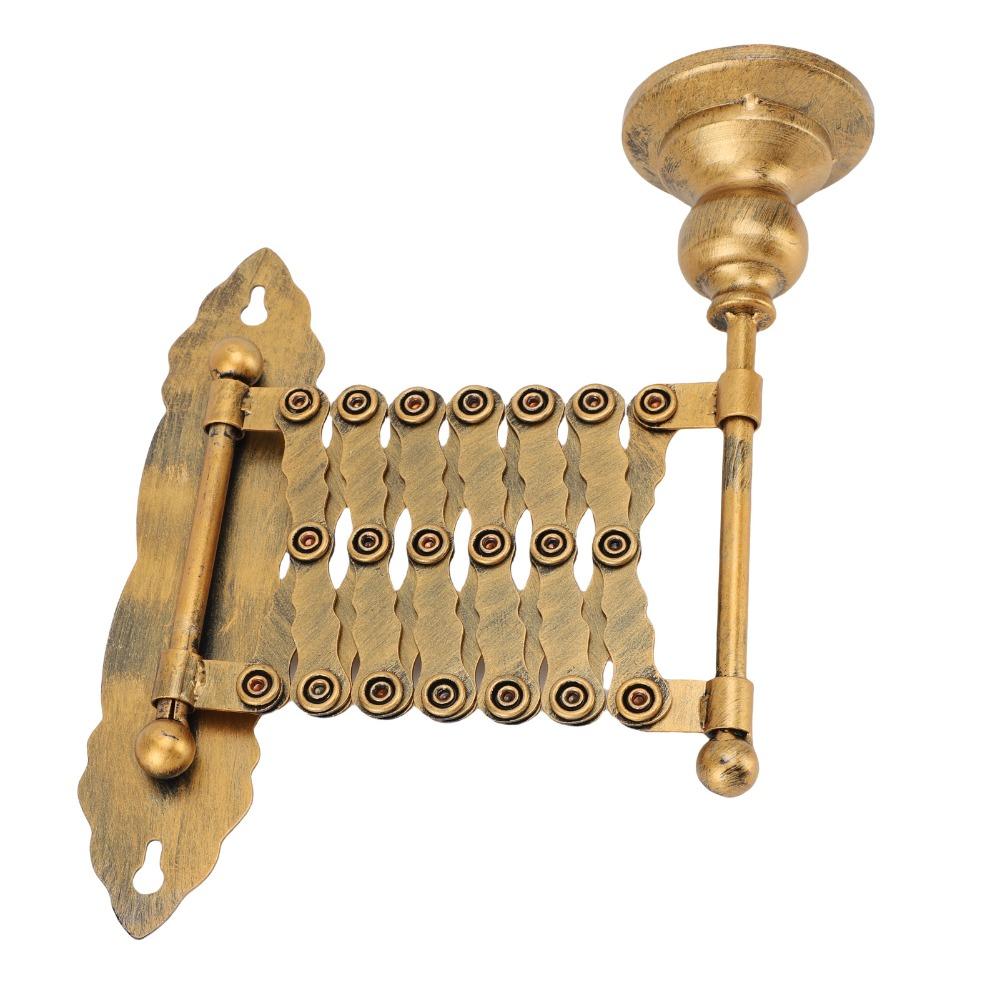 Antique Bronze Finish Metal Candlestick Holder Wall Mounted Candle Holder  Ambient Lighting