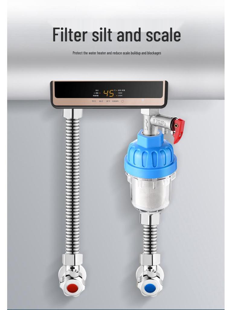 Household Water Filter for Faucets, Showers, and Washing Machines