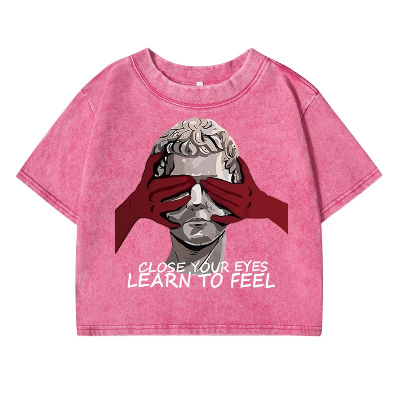 

Женские футболки с коротким рукавом, закрывающая живот, дышащие, летняя мода, топы с эффектом потертости XL