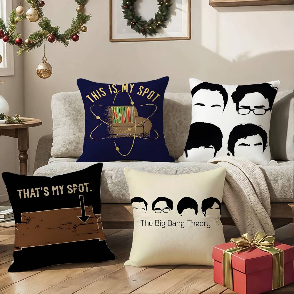 TV-Serie T-The Big Bang Theory-MT Kissenbezug Komfort Sofabett Seidig Elegant Unsichtbarer Reißverschluss Kissen Kissenbezug