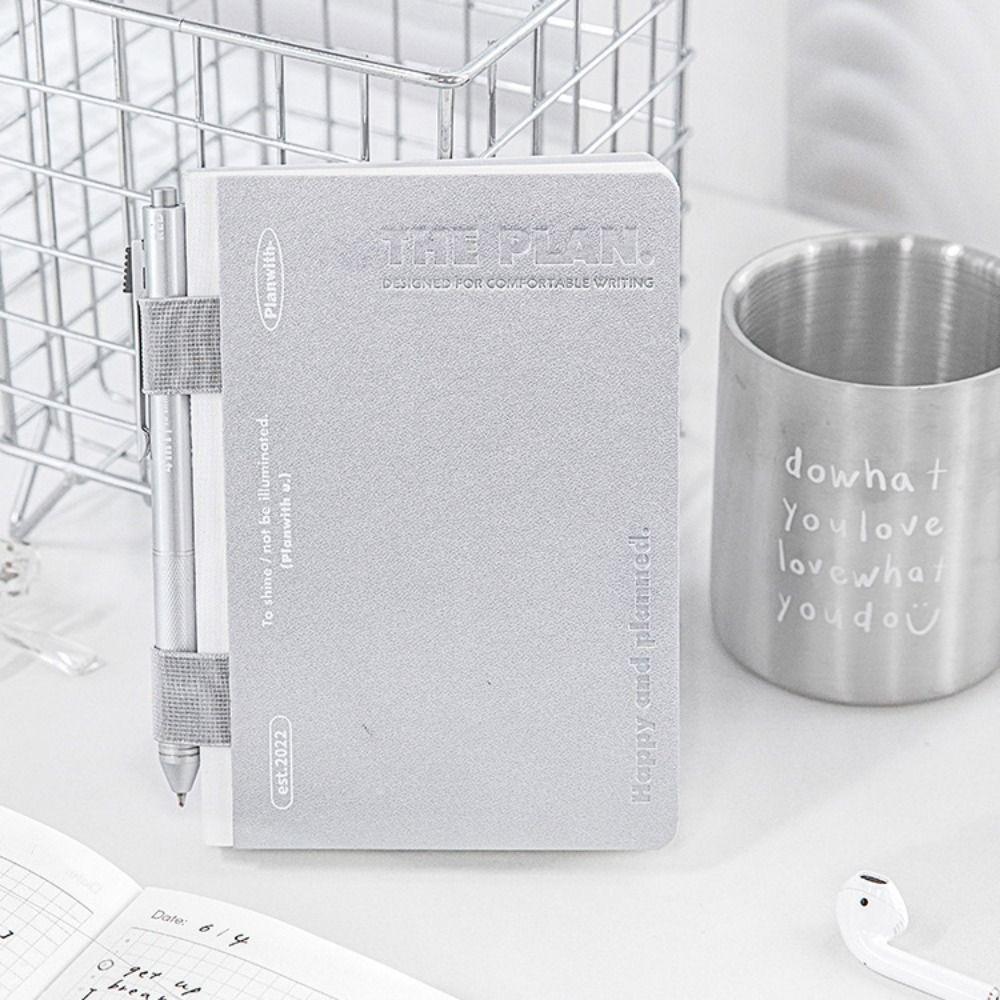 Colored Page Binder Lined Book Gradient Daily Planner Notebook  Diary Writing Tool
