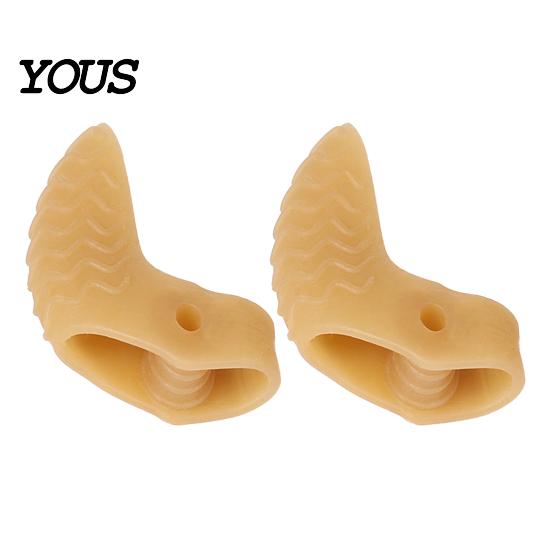 Anti-slip Toe Separator 1 Pair for Overlapping Toes, Soft SEBS Bunion Corrector, Double Foot Pain Relief Spacer Hole Hallux Valgus, Breathable