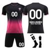 Men's Soccer Jersey Set, Breathable Quick-Dry Sportswear with Shorts and Socks, for Training and Matches