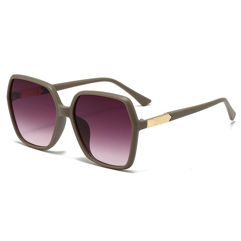 European and American large frame women's sunglasses, advanced sense UV protection fashion sunglasses