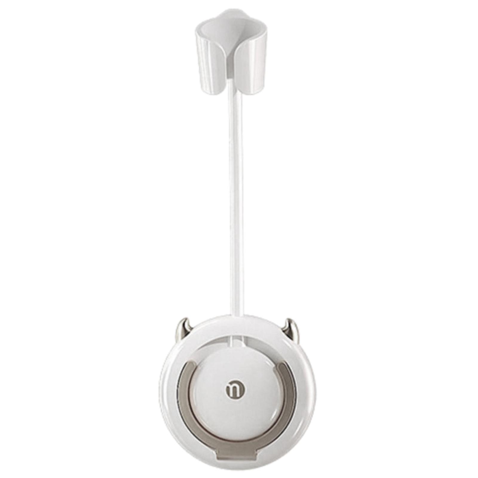 

Portable Hair Dryer Stand Hands Free Blow Drying Holder Bathroom Shower Head Bracket Headwear Organiser for Easy Use 2