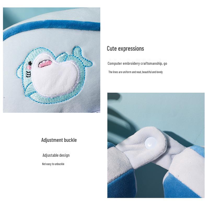 Camel U-Shaped Travel and Office Nap Neck Support Pillow with Cartoon Design and Logo Printing Option