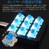 Koolertron Device Macro Mechanical Macro Windows Mac Compatible Left-Hand Keyboard, One-Hand Keyboard, Programmable, 4-Layer Design, Function, RGB,
