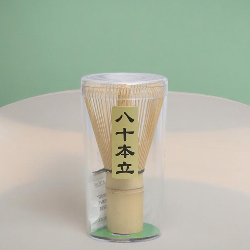 ProfessionalSustainable Authentic Bamboos Chasen Whisk Professional Beverage Mixing Frothing Tool For Home Use Even Foam