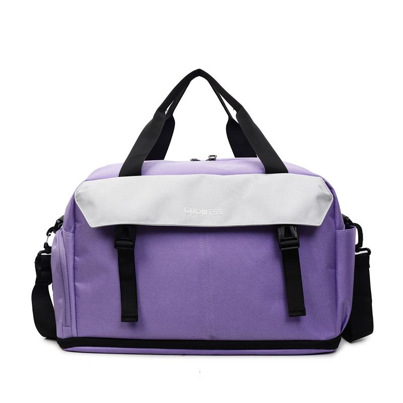 Expanding Dry And Wet Separate Luggage Bag With Shoe Bin Short-distance Travel Bag Travel Lightweight Sports Fitness Bag