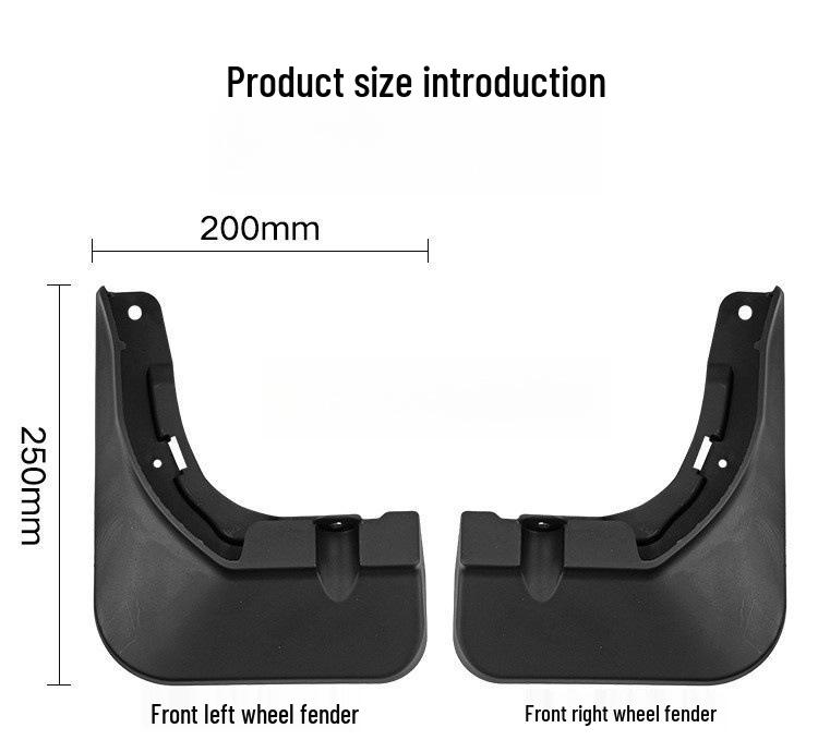 BMW 5 Series G60/G68 2024 Tire Mud Flaps - Foreign Trade Soft Flaps