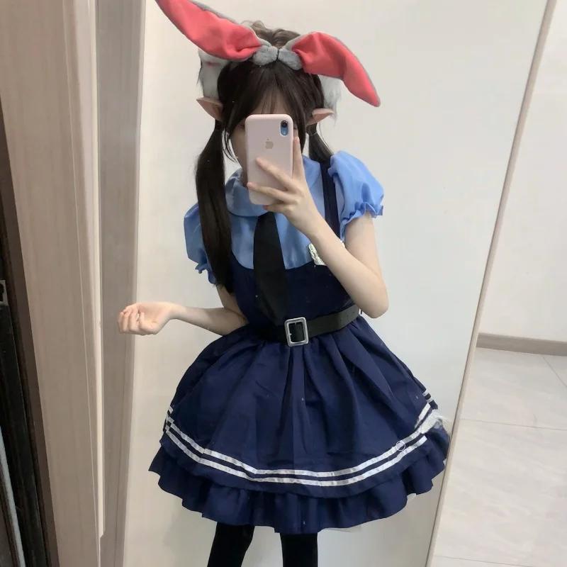 Kawaii Japonés Anime Disfraces de Conejito Mujeres Love Live Cosplay Espectáculo de Animación Dulce Lolita Conejo Juego de Rol Fiesta Escenario Ropa