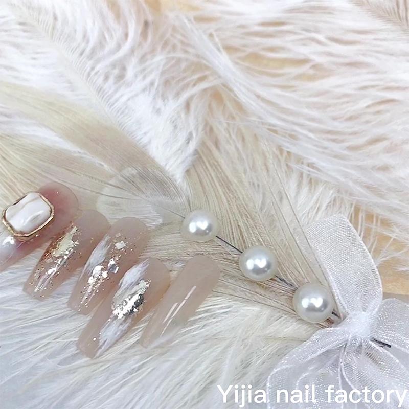 Nagelförlängning Fotorekvisita Dekoration Fjäderdekoration Pärlinläggning Handhållen Fotograferingsdekoration Bakgrund Nätkändis