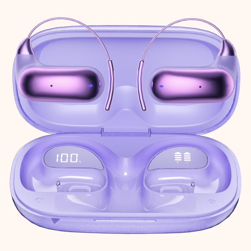 Bluetooth Open-Ear Headphones with AI Real-Time Translation and Simultaneous Interpretation