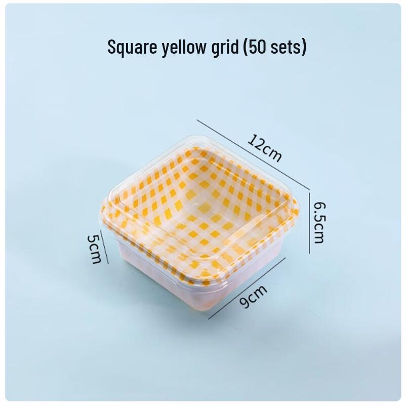 Disposable Pulp Square Takeaway Food Containers
