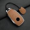 Car Key Case For Mercedes Benz Gls450 Key Cover Genuine Goat Leather Shell Buckle Bag; Gls480 Gls600