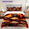 Dark Fantasy Warrior Set Threepiece Set 1 Duvet Cover 2 Pillowcase Without Core Bedding Set Christmas Birthday Gift