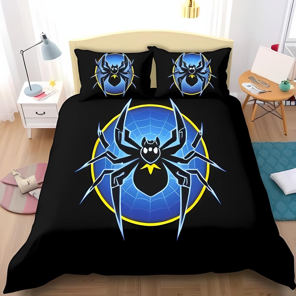 Comforter Spider Bedding Set For Children Kids And Adult Home Decor Queen Size Warm Soft Breathable And Comfortable