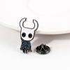 Emaliowana przypinka Hollow Knight Przypinka Rycerz Owadzi Styl Metroidvania Broszka z Gry Wideo Na Plecak Torbę Akcesoria Biżuteryjne