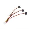 4Pin Ide To 3 Serial Ata Sata Power Splitter Extension Cable Connectors Computer