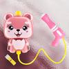 Cartoon Backpack Water Toy with 1000ml Tank Push-Pull Water Toy for Kids Outdoor Summer Toy for Pool Beach