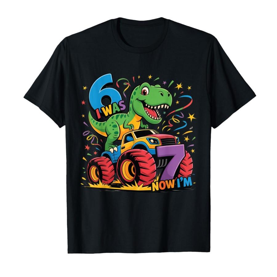

I was Six Now I m Seven Dinosaur 67 Meme 7th Birthday Boys T-shirt For Men Women 100% Cotton T Shirts Short Sleeve Tops 0318-... 5XL різнокольоровий