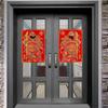Decorative Flannel Door God for Spring Festival Easy Application and Removal Great for Traditional Culture Lover