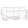 VidaXL Meuble TV sonoma gris 102x36x50 cm bois d'ingénierie 829050